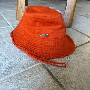 Jacquemus Bright Orange Hat